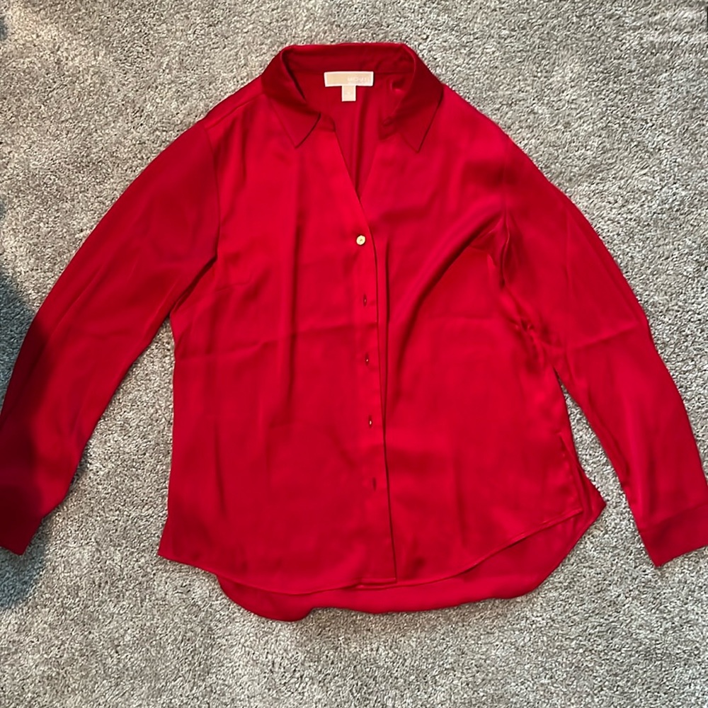 Women’s size medium Michael kors button down worn once